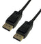 VIDEK 2409F-5 Audio / Video Cable Assembly, Version 1.4, DisplayPort Plug, DisplayPort Plug, 16.4 ft, 5 m, Black