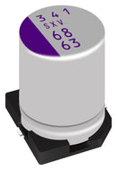 PANASONIC 63SXV120M Polymer Aluminium Electrolytic Capacitor, 120 &micro;F, 63 V, Radial Can - SMD, 0.025 ohm