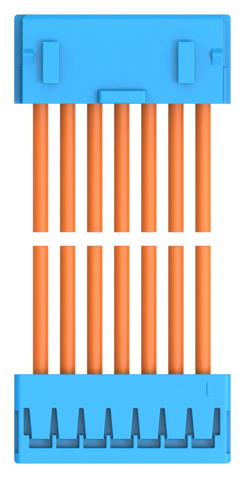TE CONNECTIVITY 2405869-7 Cable Assembly, CN1 Connector to CN2 Connector, 7 Ways, 2 mm, 1 Row, 300 mm, 11.8 "