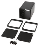 HAMMOND 1455CS801BK Metal Enclosure, w/Metal End Panel, Small, Aluminium, 54 mm, 54 mm, 80 mm