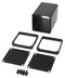 HAMMOND 1455CS801BK Metal Enclosure, w/Metal End Panel, Small, Aluminium, 54 mm, 54 mm, 80 mm