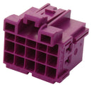 AMP - TE CONNECTIVITY 1-967623-1 Automotive Connector Housing, Junior Power Timer, Receptacle, 15 Ways