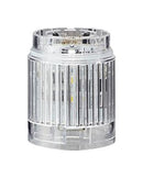PATLITE LR4-E-C LED Unit, White, 24VDC, IP65, NEMA 4X, NEMA 13, 50mm H, 40mm Lens, LR Series