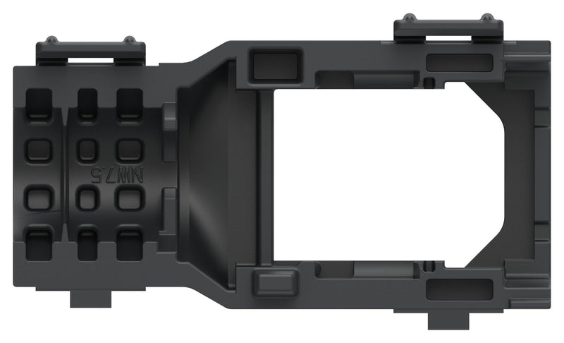 TE CONNECTIVITY 2452956-4 Connector Accessory, 1Pos, 180Deg, Window, Backshell