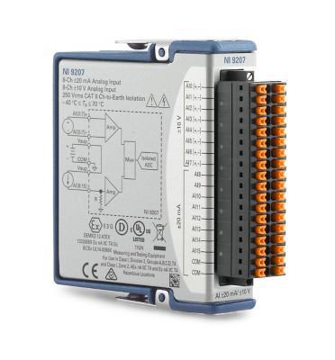 NI 785040-01 785040-01 Voltage/Current Module C Series NI-9207 500 SPS 24bit 16Input &plusmn;10.4 V cDAQ/RIO System Spring
