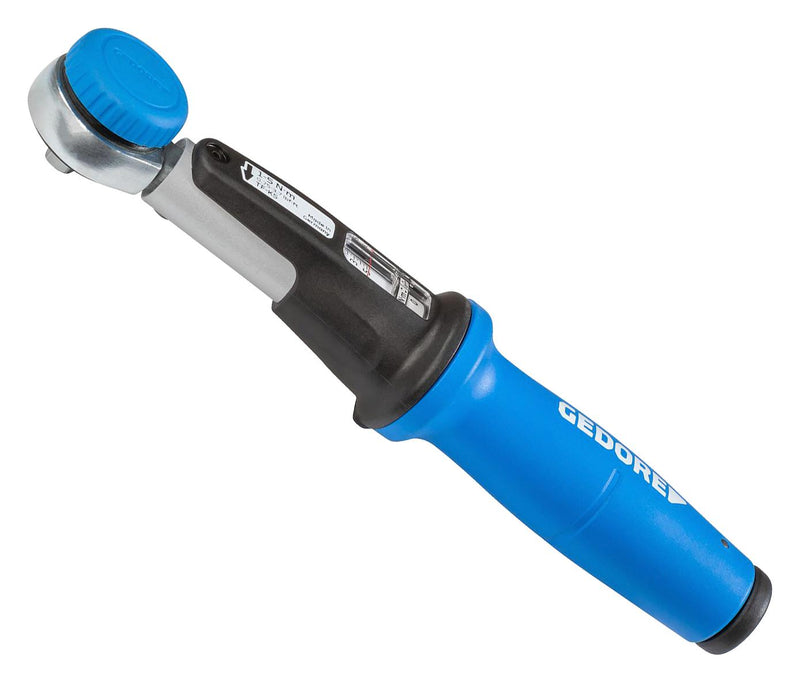 GEDORE 3288226 Torque Wrench, 6.3mm Drive, 223mm OAL, 1N-m to 5N-m, TORCOFIX-K Series