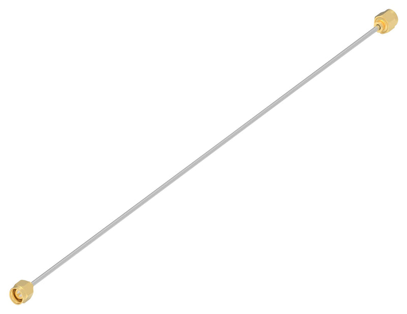 TE CONNECTIVITY 2480661-7 RF / Coaxial Cable Assembly, SMA Plug to SMA Plug, EPC-086 Semi-Flex, 50 ohm, 12 ", 304.8 mm
