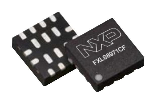 NXP FXLS8971CFR1 MEMS Accelerometer, &plusmn; 2g, &plusmn; 4g, &plusmn; 8g, &plusmn; 16g, X, Y, Z, I2C, SPI, QFN, 12 Pins