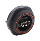 BULGIN LIMITED PX0869. ADAPTOR, HDMI RCPT-RCPT, REAR PANEL, BLK