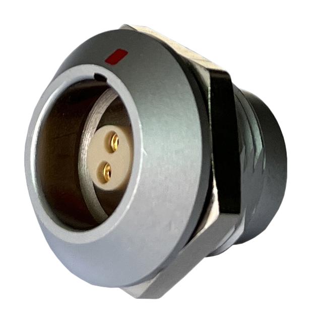 MULTICOMP PRO MCP-M0RSG02S-IP67 Circular Connector, MP IP67 Metal Push Pull Series, Panel Mount Receptacle, 2 Contacts