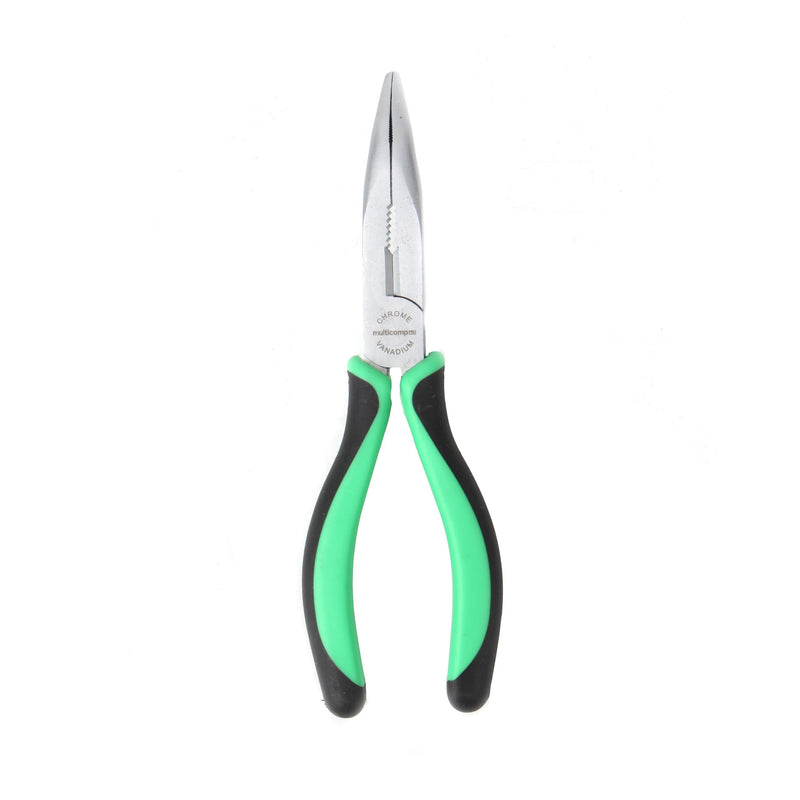 MULTICOMP PRO MP-BN8 Pliers, Bent Nose, 203.2 mm Length, CRV, Thermoplastic Rubber Handle