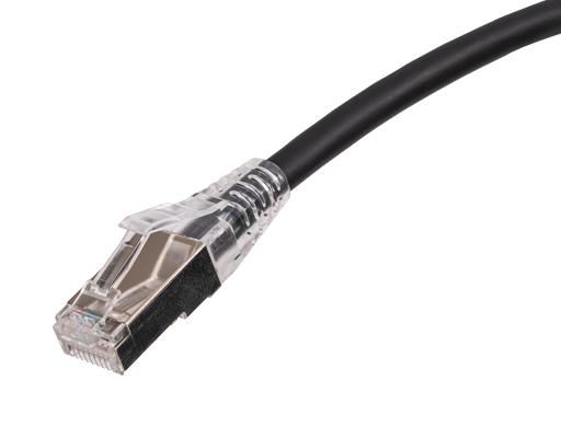 TUK SEPZ5BKJE Ethernet Cable, Cat8, RJ45 Plug to RJ45 Plug, SFTP (Screened Foiled Twisted Pair), Black, 5 m GTIN UPC EAN: 5055386512581