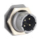 SOURIAU-SUNBANK / EATON UT0X712E4P Circular Connector, Circular Industrial, UT0X Series, Jam Nut Receptacle, 4 Contacts, Solder Pin