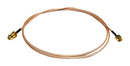 MUELLER ELECTRIC BU-4150031MM500 RF / Coaxial Cable Assembly, SMA Plug to SMA Bulkhead Jack, RG316, 50 ohm, 19.7 ", 500 mm