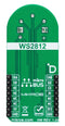MIKROELEKTRONIKA MIKROE-6067 Add-On Board, Rotary RGB Click, WS2812B-2020, EC12D1564402, RGB LED, High-Quality Rotary Encoder