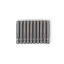 MULTICOMP PRO MP012268 Hex Bit, 10 Pieces of Hex Driver Bits, H6, 50mm, S2