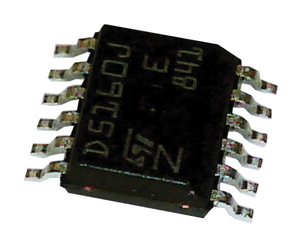 STMICROELECTRONICS VND5160JTR-E Power Driver, High Side, CMOS Interface, 2 Outputs, 0.16 ohm On State, 41 V supp, 5 A, PowerSSO-12