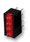 MENTOR Z.2040R Circuit Board Indicator, Red, 4 LEDs, Through Hole, 1.8mm, 20 mA, 1.6 mcd