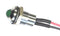 CML INNOVATIVE TECHNOLOGIES 19040201WE LED Panel Mount Indicator, Green, 12 V, 8 mm, 16 mA, 32 mcd