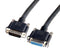 L-COM CSPL15MF-25 Computer Cable, D Subminiature Plug, 15 Way, D Subminiature Socket, 15 Way, 25 ft, 7.62 m, Black