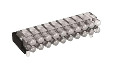 MENTOR 1296.2072 Light Pipe, Polycarbonate, 11.85 mm, 14 Pipes, Circular, PC Board, Transparent