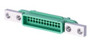 HARWIN G125-2245096F5 Connector Housing, Black / Green, Gecko SL G125, Receptacle, 50 Ways, 1.25 mm