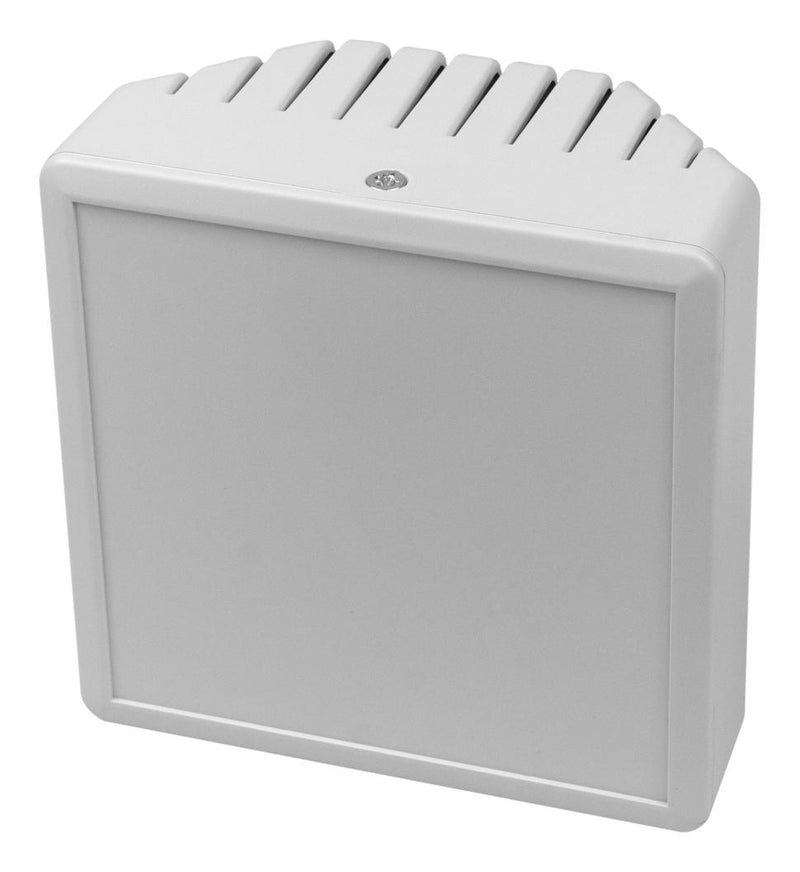 CAMDENBOSS CB1500-10VGY-KIT Plastic Enclosure, Vented Sided, Wall Mount, ABS, 53.25 mm, 100 mm, 100 mm, IP30