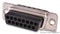 ITT CANNON DAA15P-K87-F0 D Sub Connector Housing, 15 Ways, D Sub, DA, D*A, Plug, Steel Body