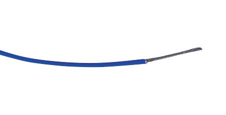 BELDEN 83029 006100 Wire, Hook Up, Hi Temp, PTFE, Light Blue, 18 AWG, 100 ft