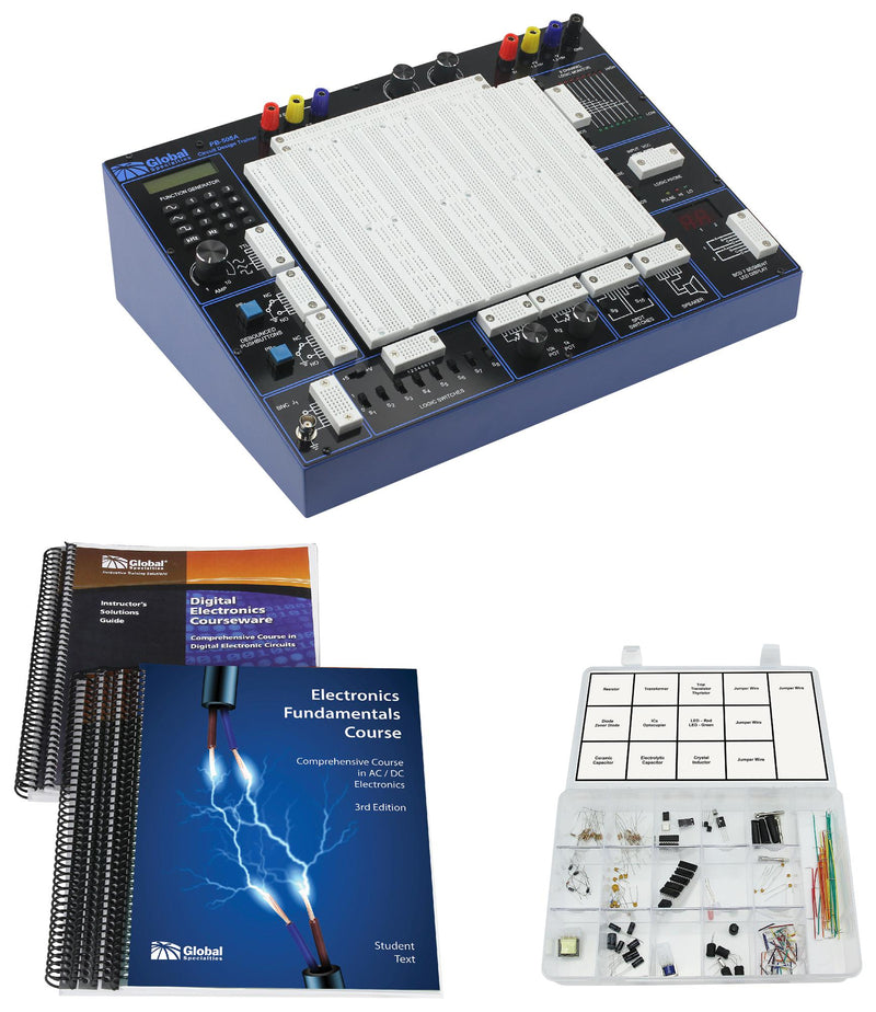 GLOBAL SPECIALTIES PB-505ALAB COURSE KIT, ANALOG/DIGITAL CKT DESIGN