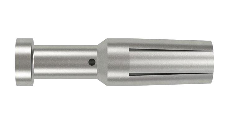 HARTING 09930006242 Heavy Duty Connector Contact, Turned, Han ORV3 Series, Socket, 12 AWG, Crimp, 32 A, Copper Alloy