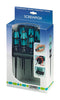PHOENIX CONTACT 1212701 Screwdriver Set, VDE, Slotted 3.5 mm - 5.5 mm, Phillips #1 & #2, Pozidrive PZ1 & PZ2, 7 Piece