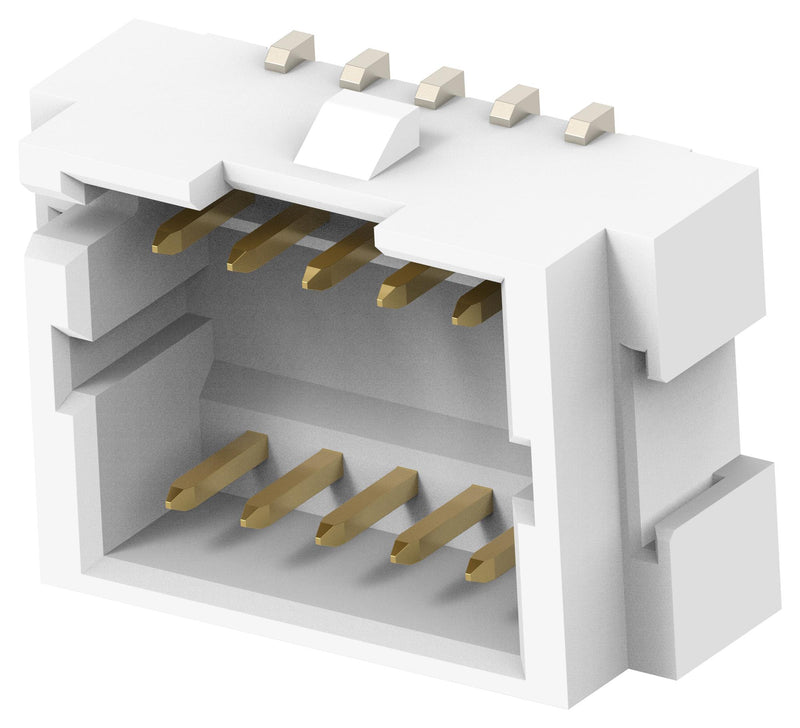 TE CONNECTIVITY 5-2394520-1 Pin Header, Natural, Wire-to-Board, 1.5 mm, 2 Rows, 10 Contacts, Surface Mount Straight