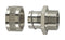 HELLERMANNTYTON PCS16-FM-M16 Conduit Connector, Straight, Brass, Metallic, 25 mm, IP65