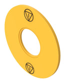 EAO 61-9970.9 Legend Plate, Yellow, Plastic, 43 x 1.7 mm, Emergency Stop Switch, 61 Series
