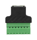DFROBOT FIT0849 Connector Adapter, RJ45, 8 Ways, Receptacle, Terminal Block, 8 Ways GTIN UPC EAN: 6959420921034