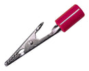 MUELLER ELECTRIC BU-60H-2 Alligator Clip, Insulated, 7.9 mm Jaws Open, 58 mm Length, 10 A, Red