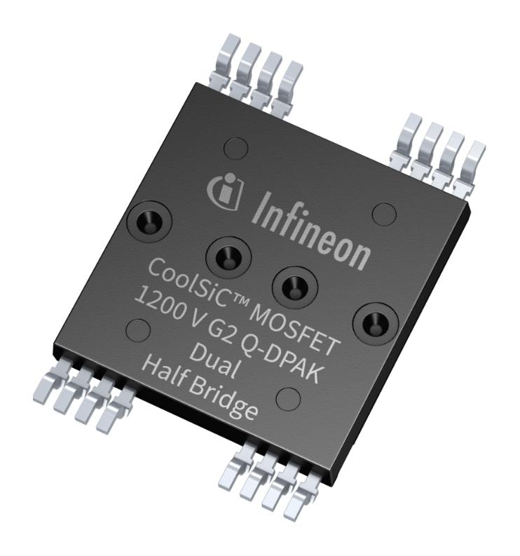 INFINEON IMSQ120R040M2HHXUMA1 Silicon Carbide MOSFET, Half Bridge, N Channel, 57 A, 1.2 kV, 0.04 ohm, HDSOP