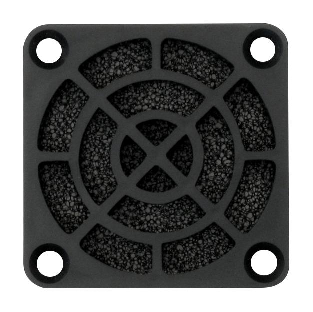 HIGHLAND HIG-PF40 Fan Filter Assembly, 40 mm, 40mm Axial Fans, 32 mm, PU (Polyurethane) Foam, Plastic
