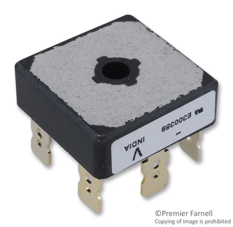 VISHAY VS-36MT160 Bridge Rectifier, Three Phase, 1.6 kV, 35 A, Module, 5 Pins, 1.19 V