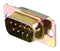 ITT CANNON DEM-9P D Sub Connector, Standard, Plug, D*M Series, 9 Contacts, DE, Solder Cup