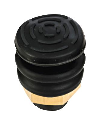 RUFFY TS2-2-S-T-2-C-BK Hall Effect Switch, 500mV to 4.5V Output, Black, 2, 5 VDC, 20 mA