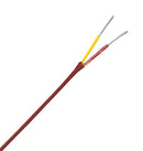 OMEGA PR-K-24-SLE-500 Thermocouple Wire, Duplex, Insulated, Type K, 24 AWG, Solid, 500 ft, ANSI, PR Series