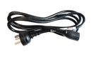 MULTICOMP PRO GW-151852 Mains Power Cord, Mains Plug, Denmark to IEC 60320 C13, 2 m, 10 A, 250 V, Black