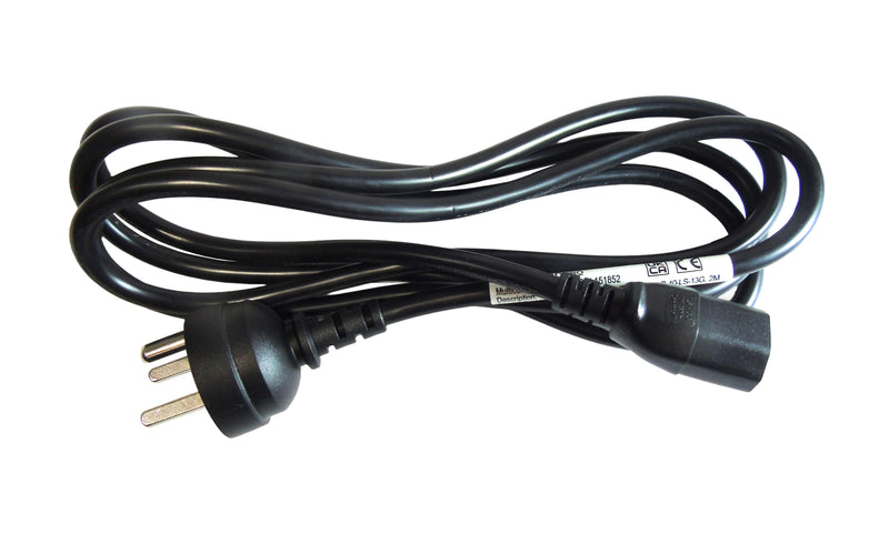MULTICOMP PRO GW-151852 Mains Power Cord, Mains Plug, Denmark to IEC 60320 C13, 2 m, 10 A, 250 V, Black