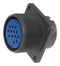 AMPHENOL INDUSTRIAL 97-3102A-12S-3S Circular Connector, 97 Series, MIL-DTL-5015 Series, Box Mount Receptacle, 2 Contacts