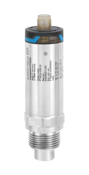 ENDRESS+HAUSER FTW33-AA4MWVJ Capacitance Level Switch, 10 to 30VDC, 3-Wire PNP, G1/2, 316L Stainless Steel