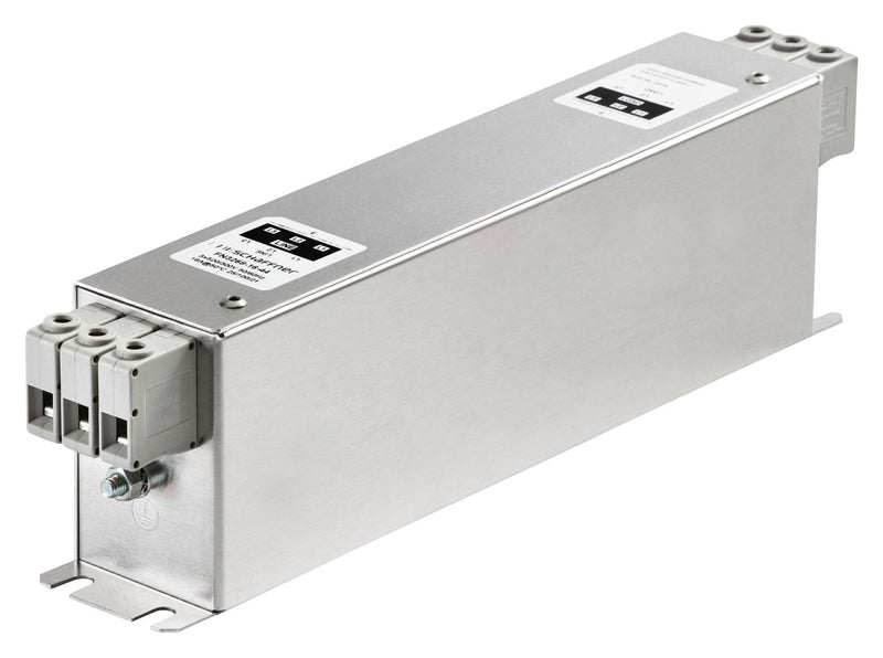 SCHAFFNER - TE CONNECTIVITY FN3268-16-44 Power Line Filter, General Purpose, 520 VAC, 16 A, Three Phase, 1 Stage, Chassis Mount