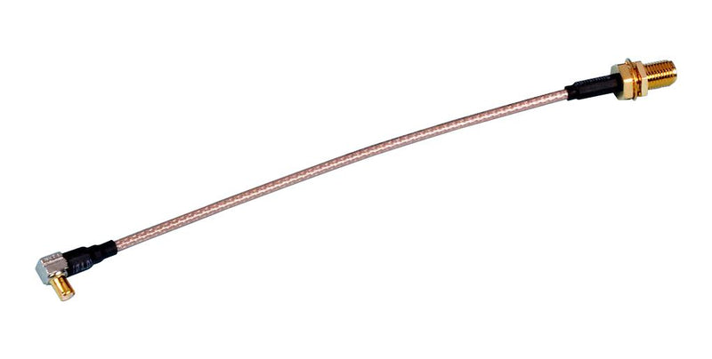MOLEX 89761-6770 RF / Coaxial Cable Assembly, 90&deg; MCX Plug to SMA Bulkhead Jack, RG316, 50 ohm, 6 ", 152.4 mm