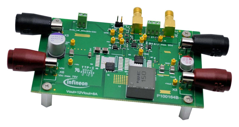 INFINEON EVALHB2EDL803XG3CTOBO1 Evaluation Board, 2EDL8033-G3C, 2EDL8034-G3C, High Side/Low Side MOSFET Gate Driver SP005956081
